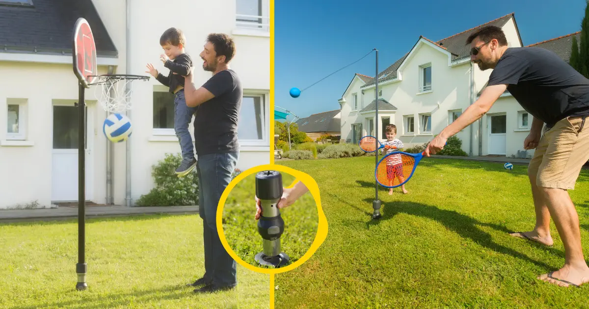 Basketball oder Speedball – Aktivitäten lassen sich mit einem Handgriff wechseln