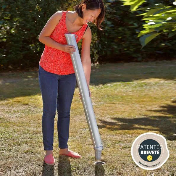 Mehrfach-Hängemattenbereich mit mehreren Halterungen, ideal für entspannte Momente im Freien