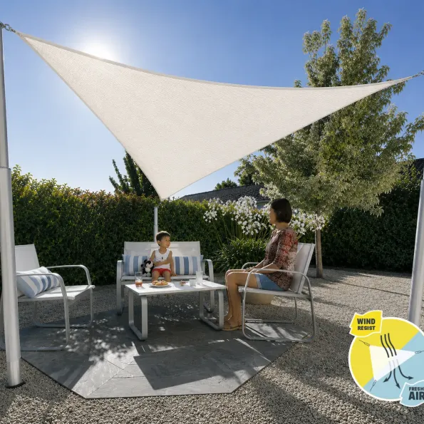 Teleskopmast für Sonnensegel, höhenverstellbar bis 2,30?m, ideal zur Beschattung des Gartens