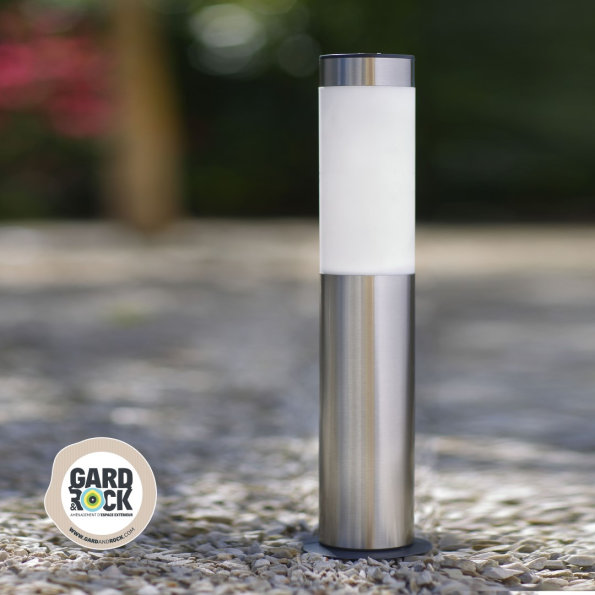 Gard & Rock Solarpoller aus Edelstahl und LED