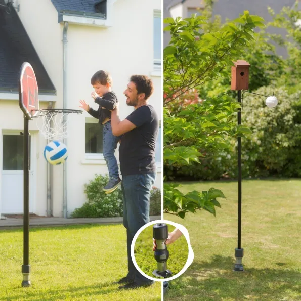 Gard & Rock Basketballkorb und Kinderspielplatzanker