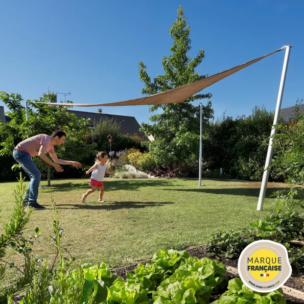 Teleskopische und anpassbare Sonnensegel-Pergola, leichte Pergola zur Beschattung der Terrasse