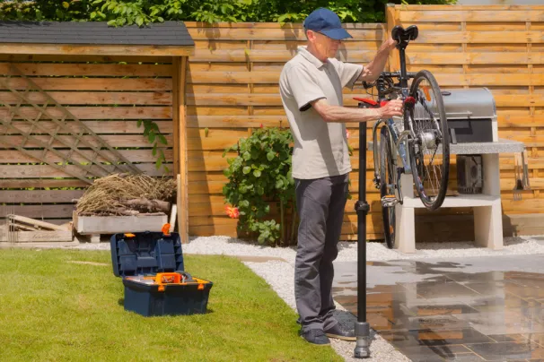 Fixation support vélo