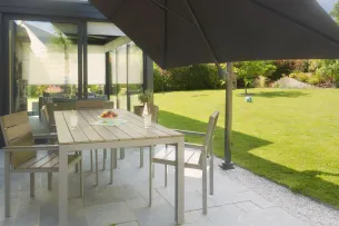 Abnehmbare Basis für Seiten-Sonnenschirm ohne Ballastplatte